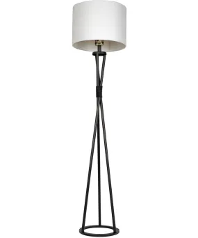 1-Light Floor Lamp Flat Black