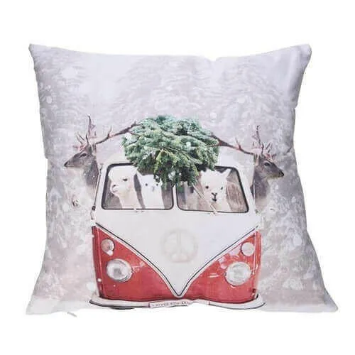 1 Pcs Pillowcase Print Pillow Cases Polyester Sofa