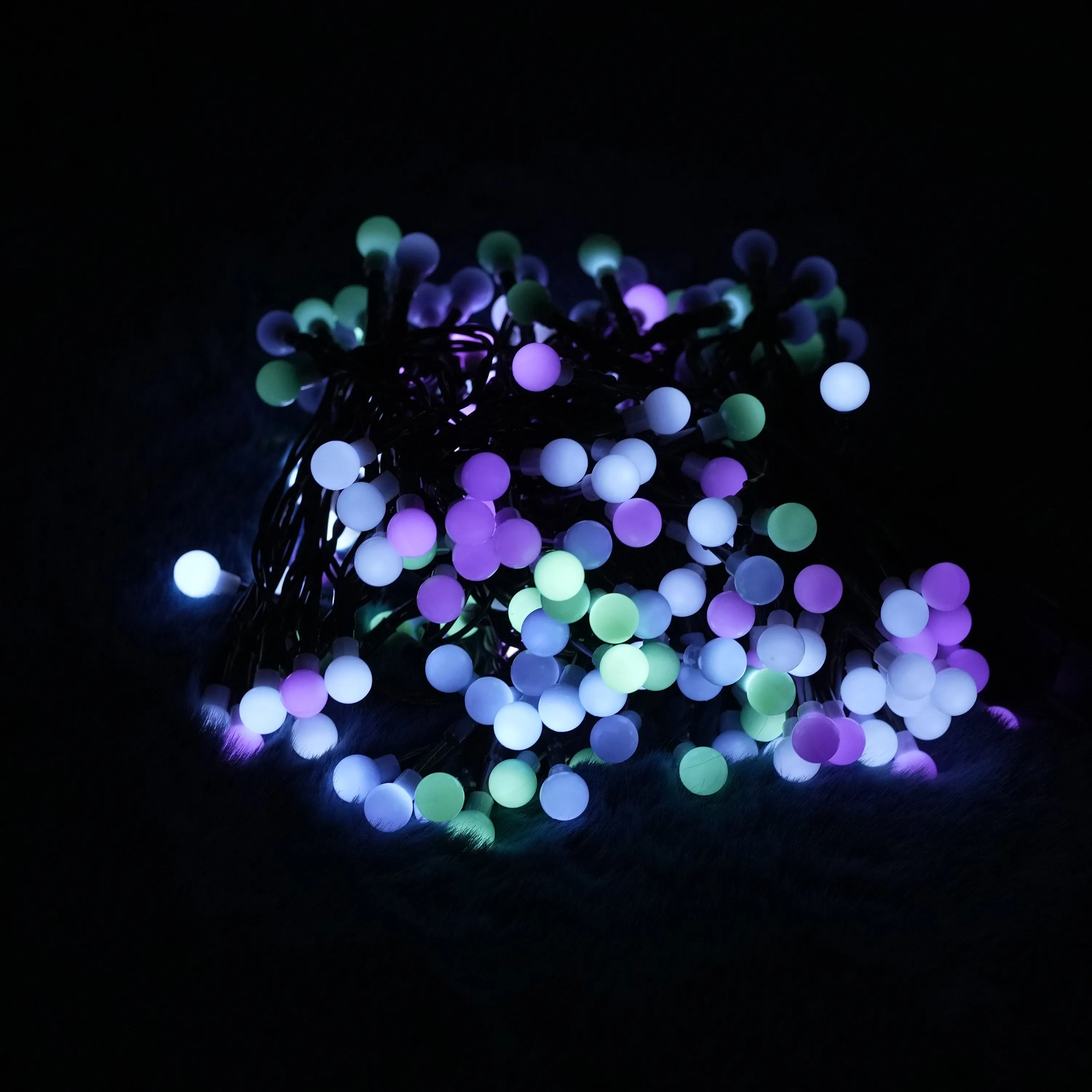 100 Berry Christmas LED Lights Pastel