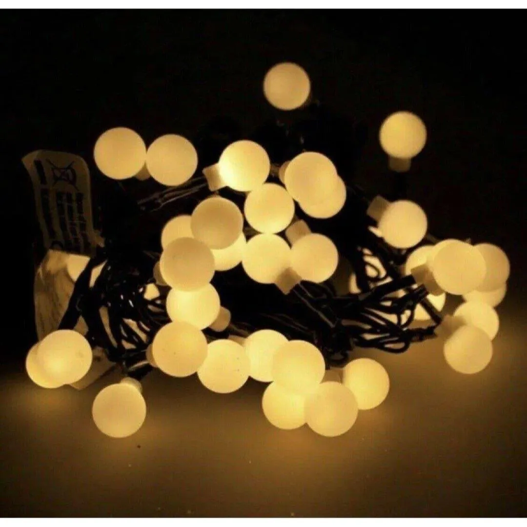 100 Berry Christmas LED Lights Warm White