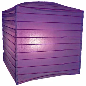 10" Dark Purple Square Shaped Paper Lantern