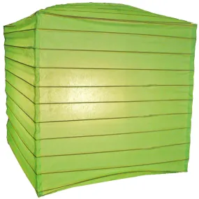 10" Light Lime Square Shaped Paper Lantern