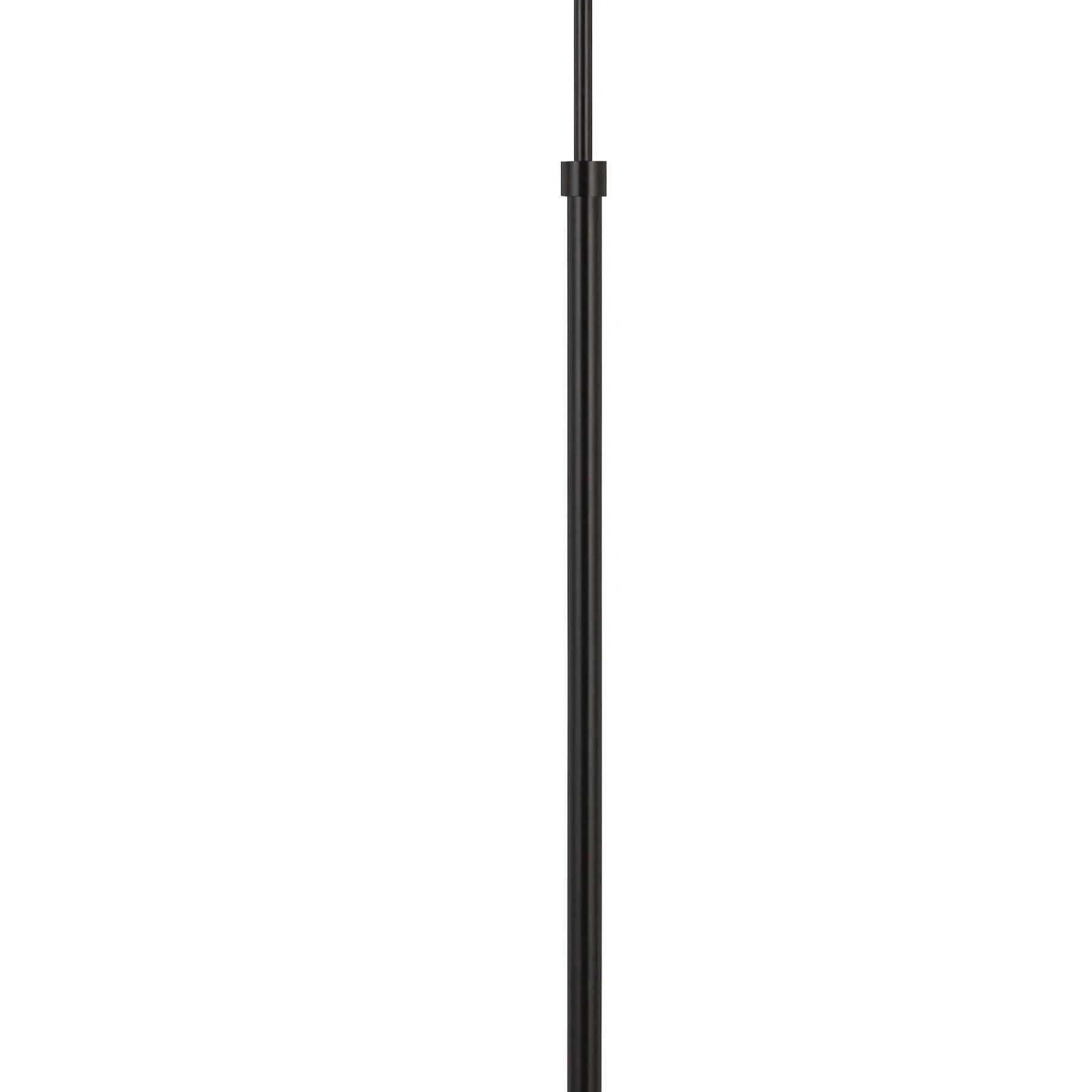 10W Led Adjustable Metal Floor Lamp With Swing Arm, Black By Benzara