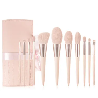 11-piece make-up brush set - storage folder included