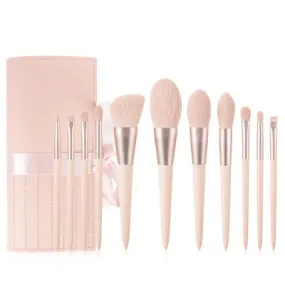 11-piece make-up brush set - storage folder included