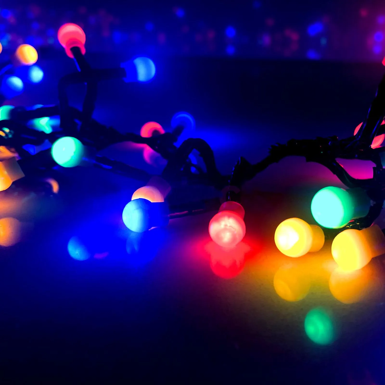 200 Berry Christmas LED Lights Multicolour