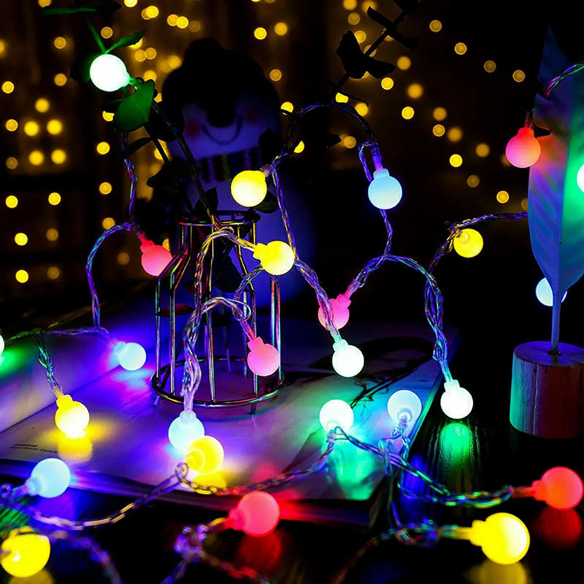 200 Berry Christmas LED Lights Multicolour