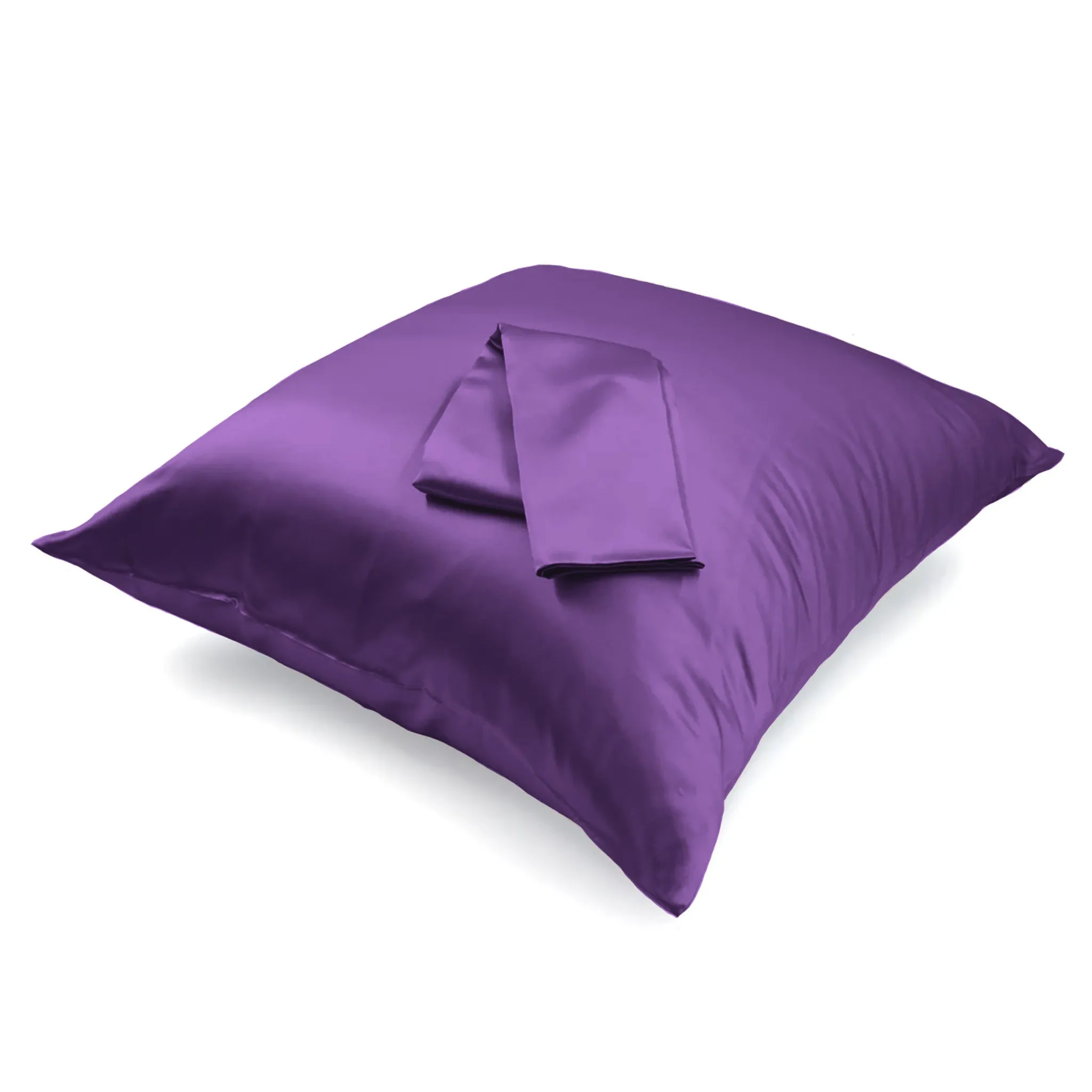 22 Momme Silk Euro Sham - Plum