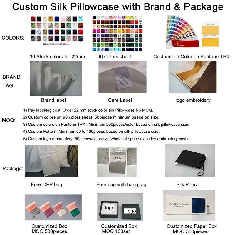 22 Momme Silk Pillowcase - Envelope - King size - custom and wholesale