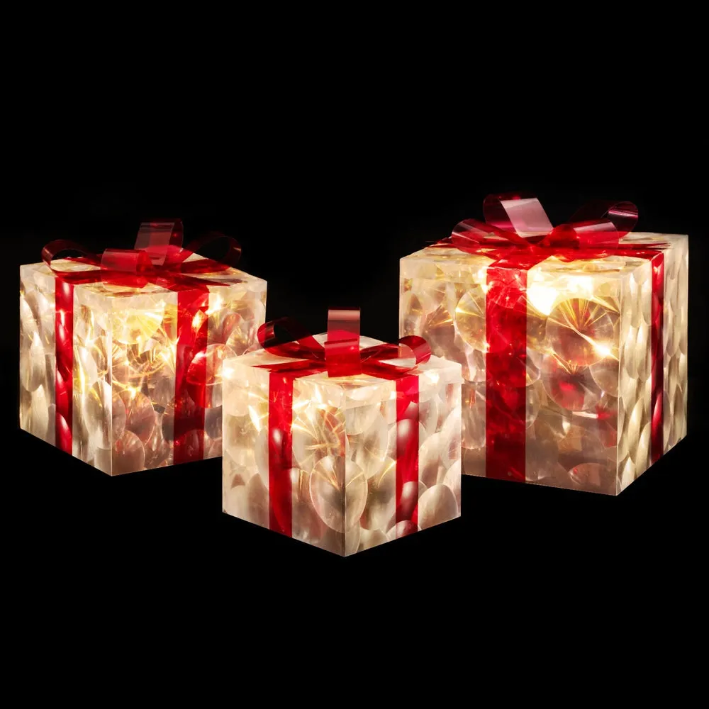 3-Pieces Christmas Lights 70 LED Fairy Light Gift Box