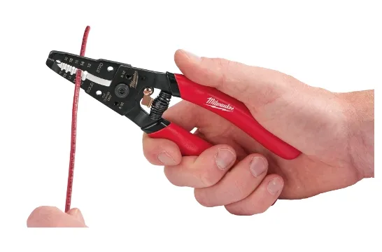 48-22-6109 Milwaukee 7" Wire Stripper w/Wire & Bolt Cutter