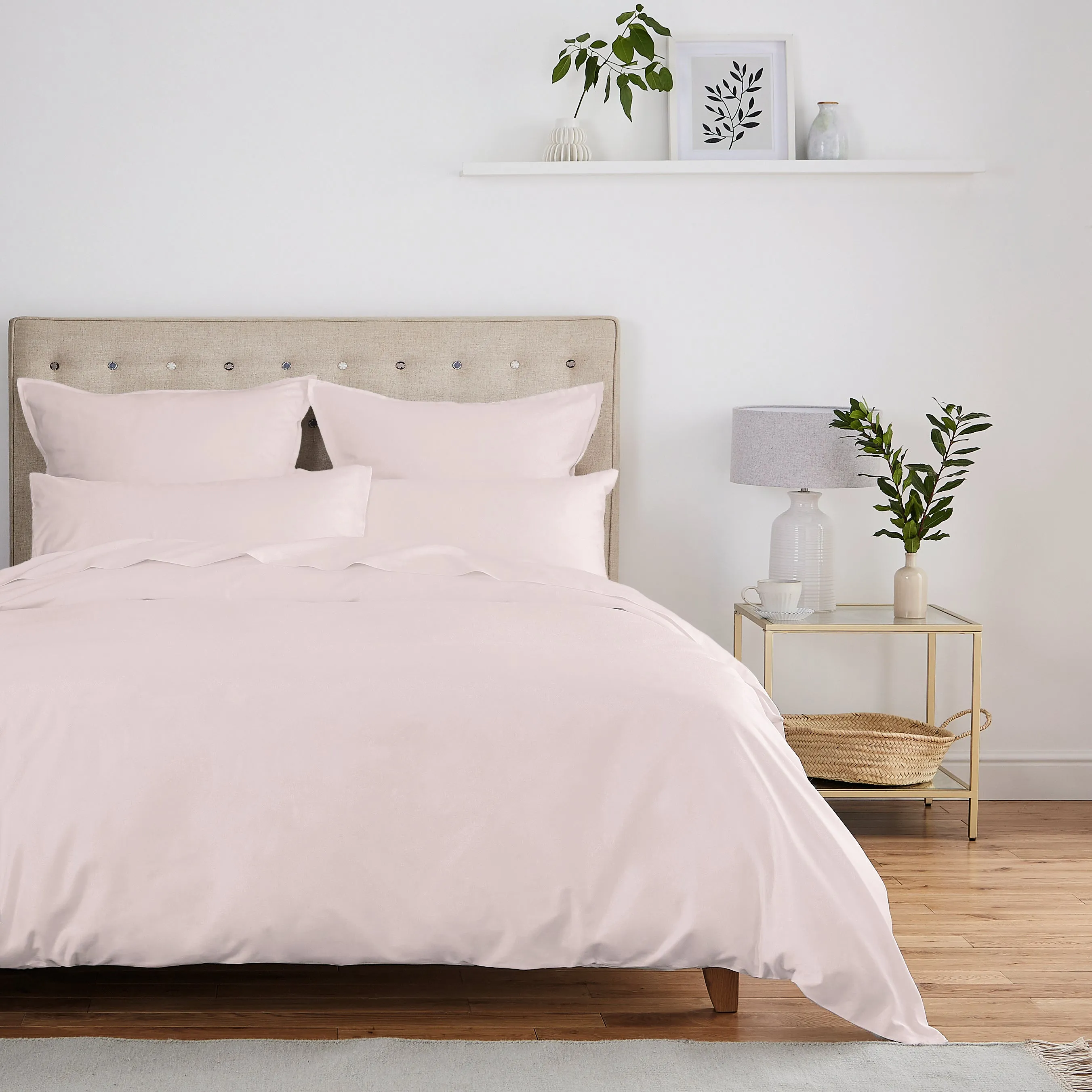 500 Thread Count Plain Dye, Rose Pink