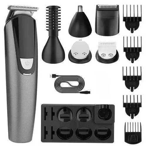 6 in 1 Changing Head Electric Clippers Household Men's Multifunctional