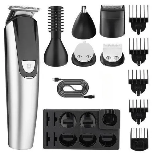 6 in 1 Changing Head Electric Clippers Household Men's Multifunctional