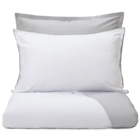 Abiul Pillowcase [White/Light grey]