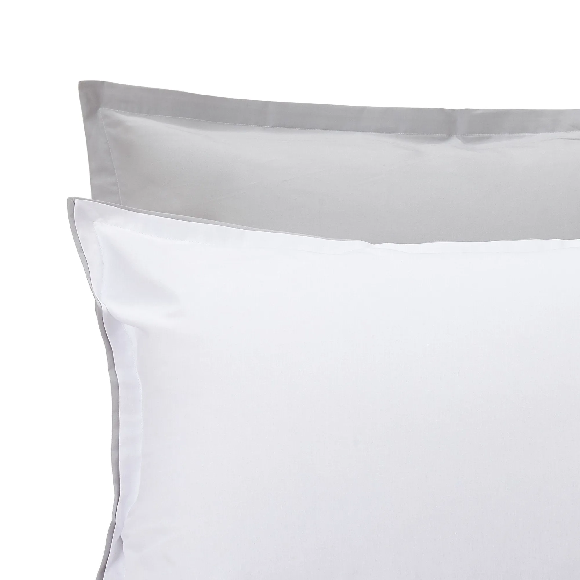 Abiul Pillowcase [White/Light grey]