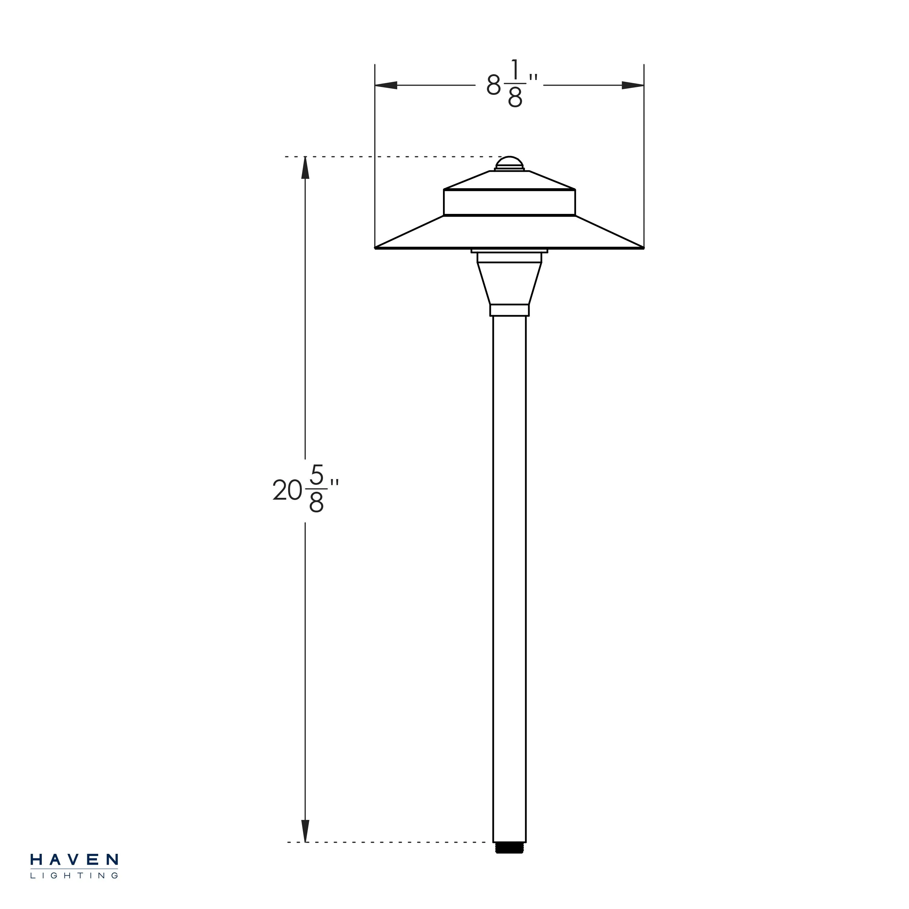 Adjustable White LED Path Light - Shade 5