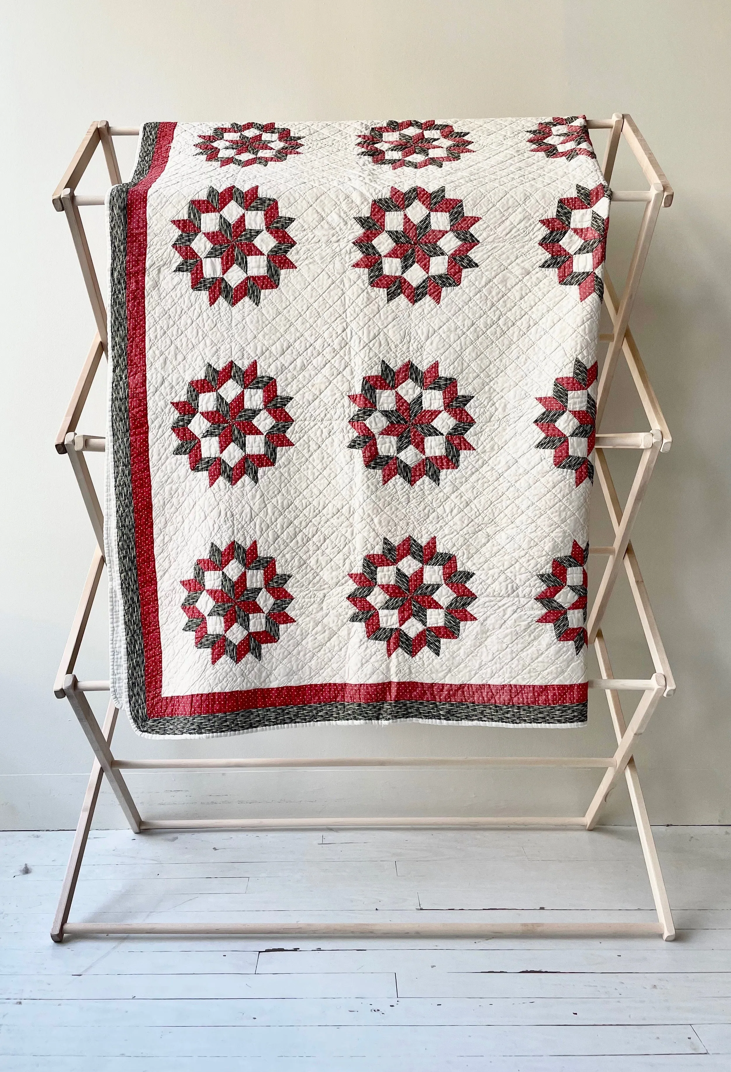 Antique Dutch Rose Quilt