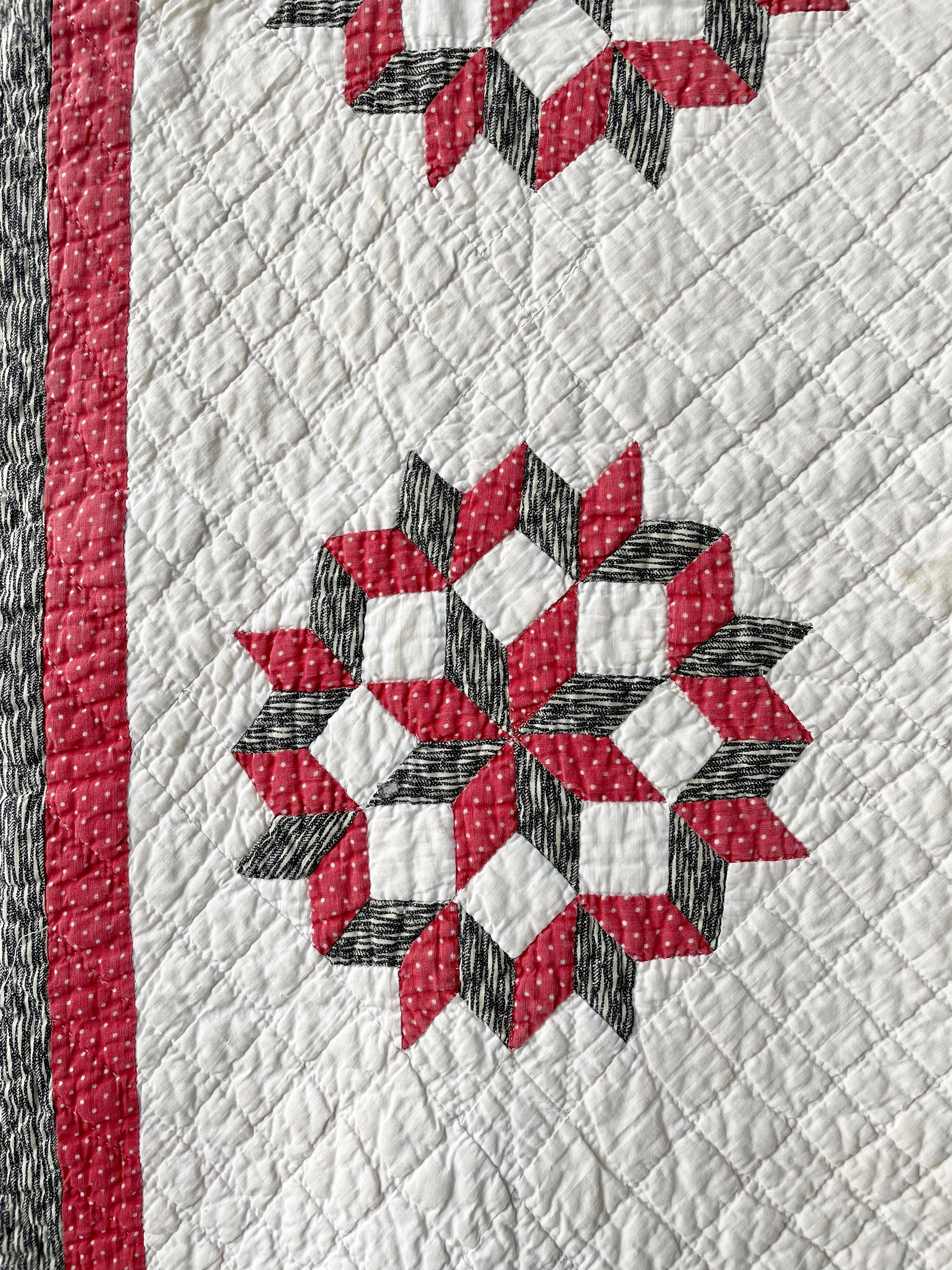 Antique Dutch Rose Quilt