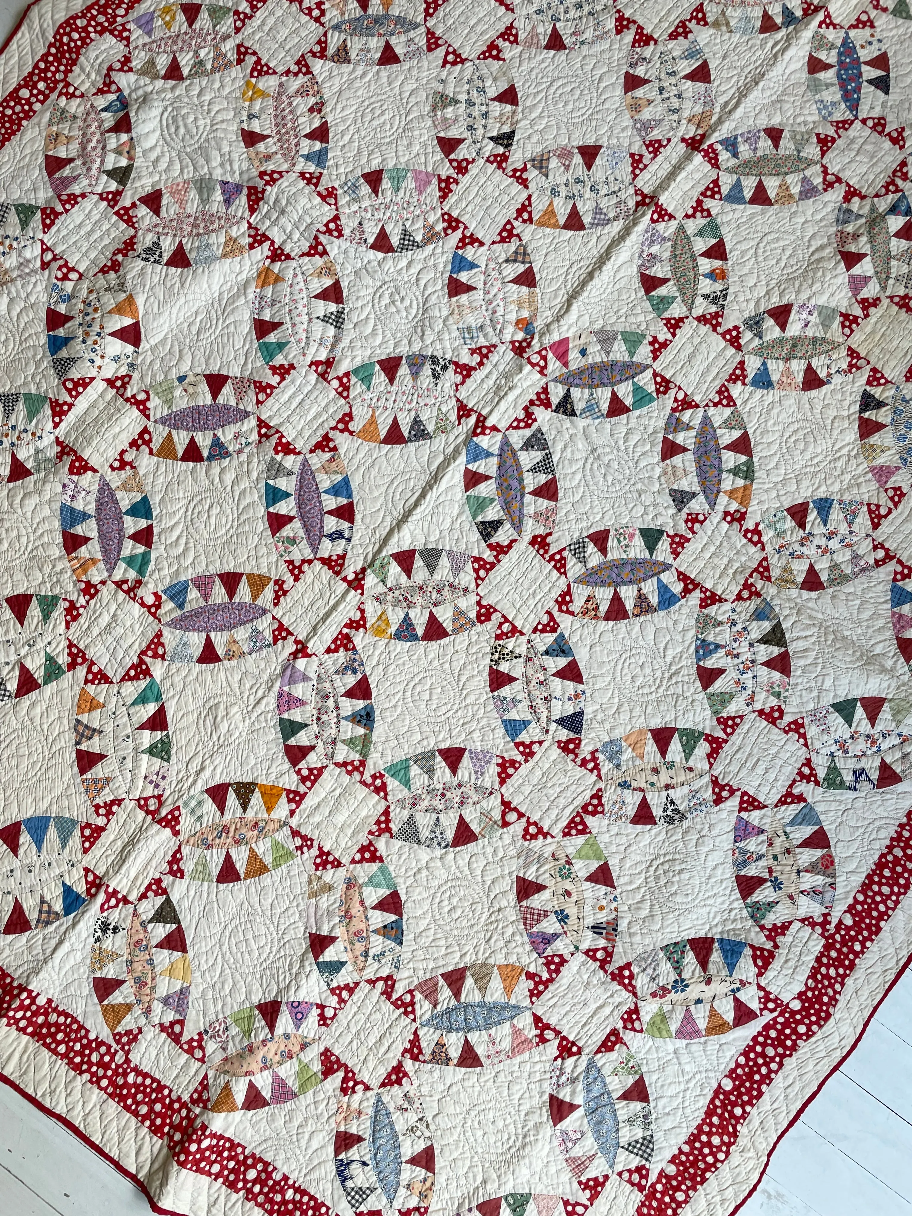 Antique Pickle Dish Quilt (1)