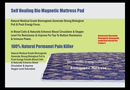 BIO Magnetic Mattress Protector with 1 Pillow (4X6 feet) Maroon