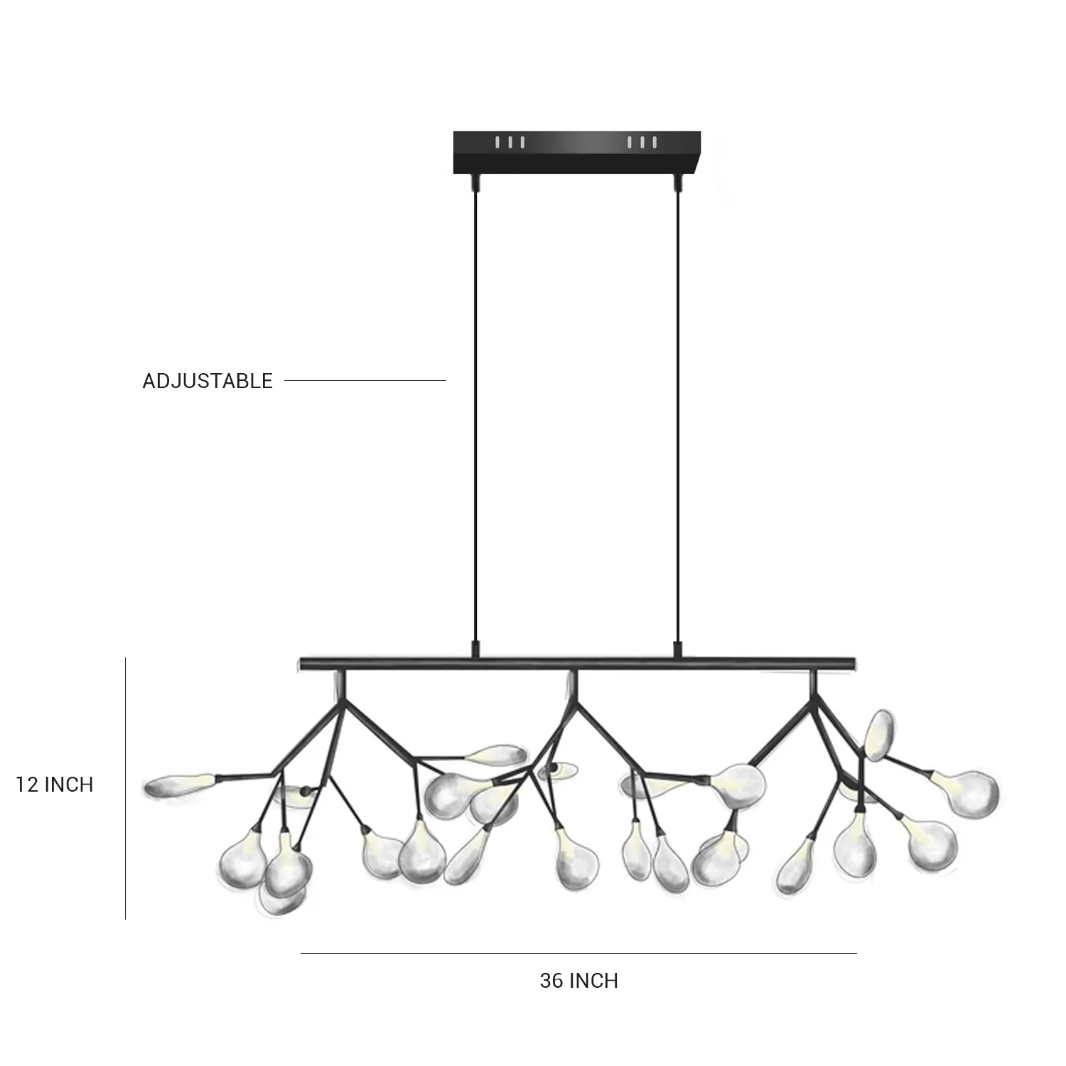 Blaze Modern Dining Chandelier