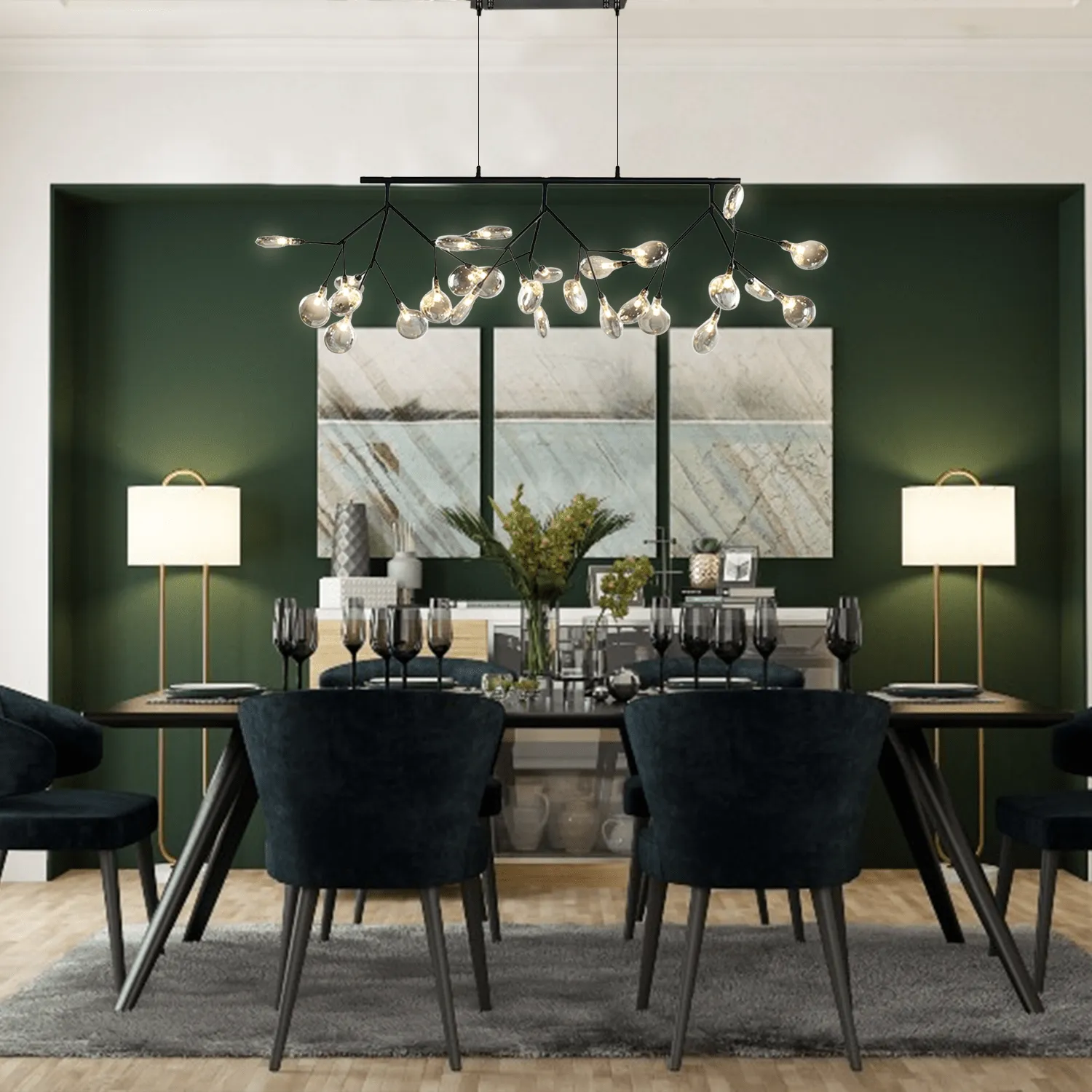 Blaze Modern Dining Chandelier