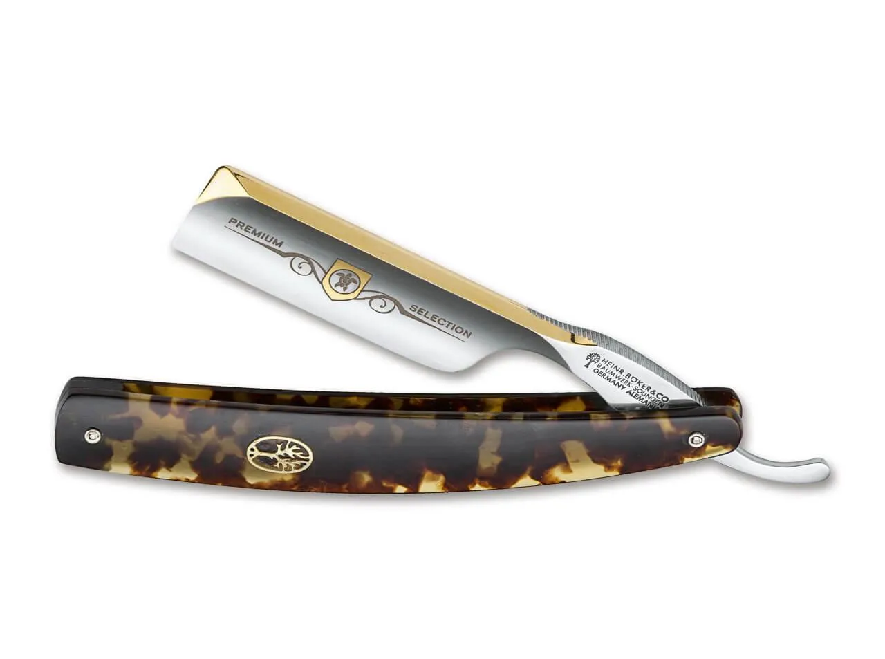 Boker - Schildpatt 2.0 Tortoise Shell Straight Razor, 6/8"