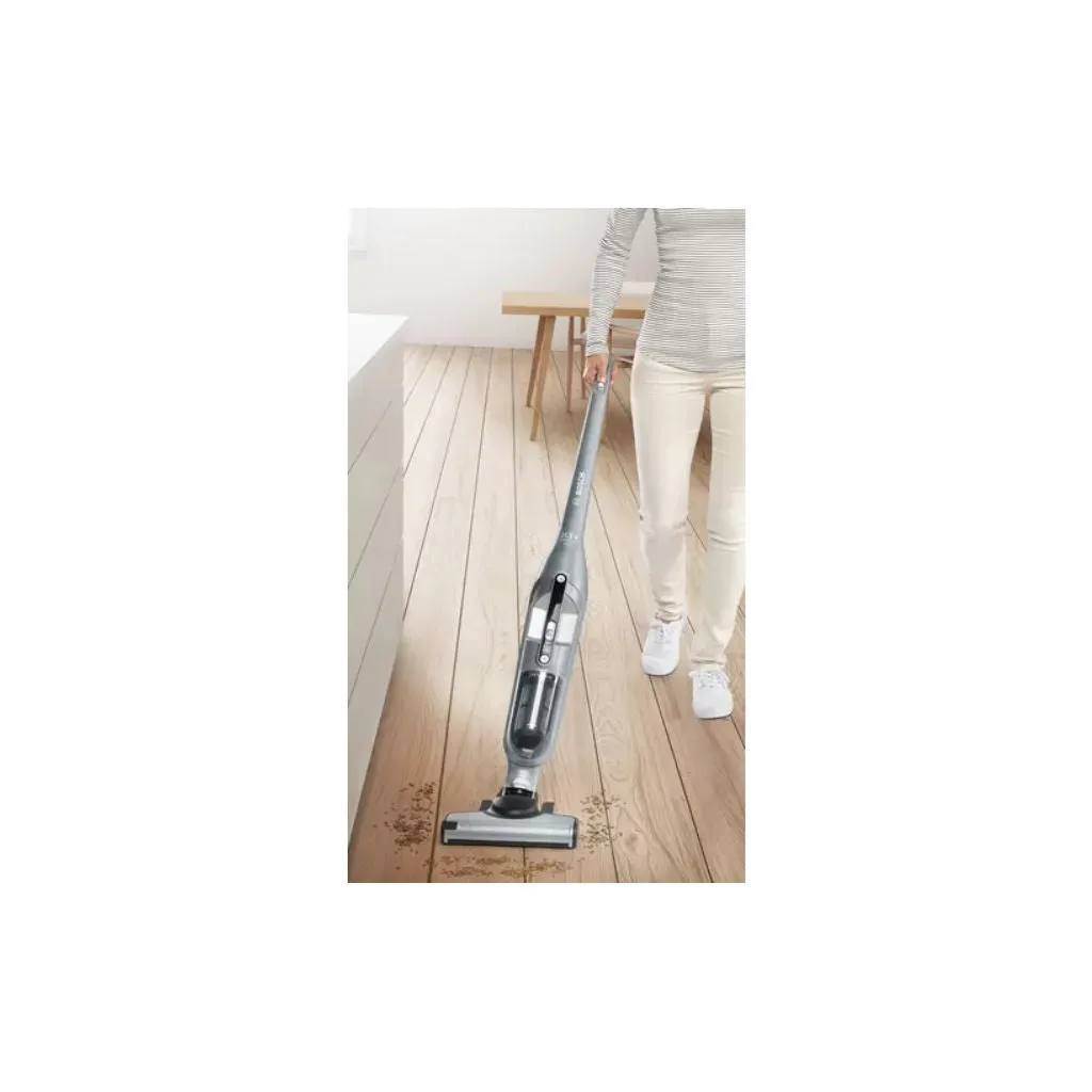 Bosch BCH3P210 21.6V Flexxo Series 4 Rechargeable Vacuum Cleaner (Silver)