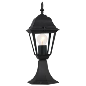 Bright Star Lighting L204 BK PILLAR Lantern