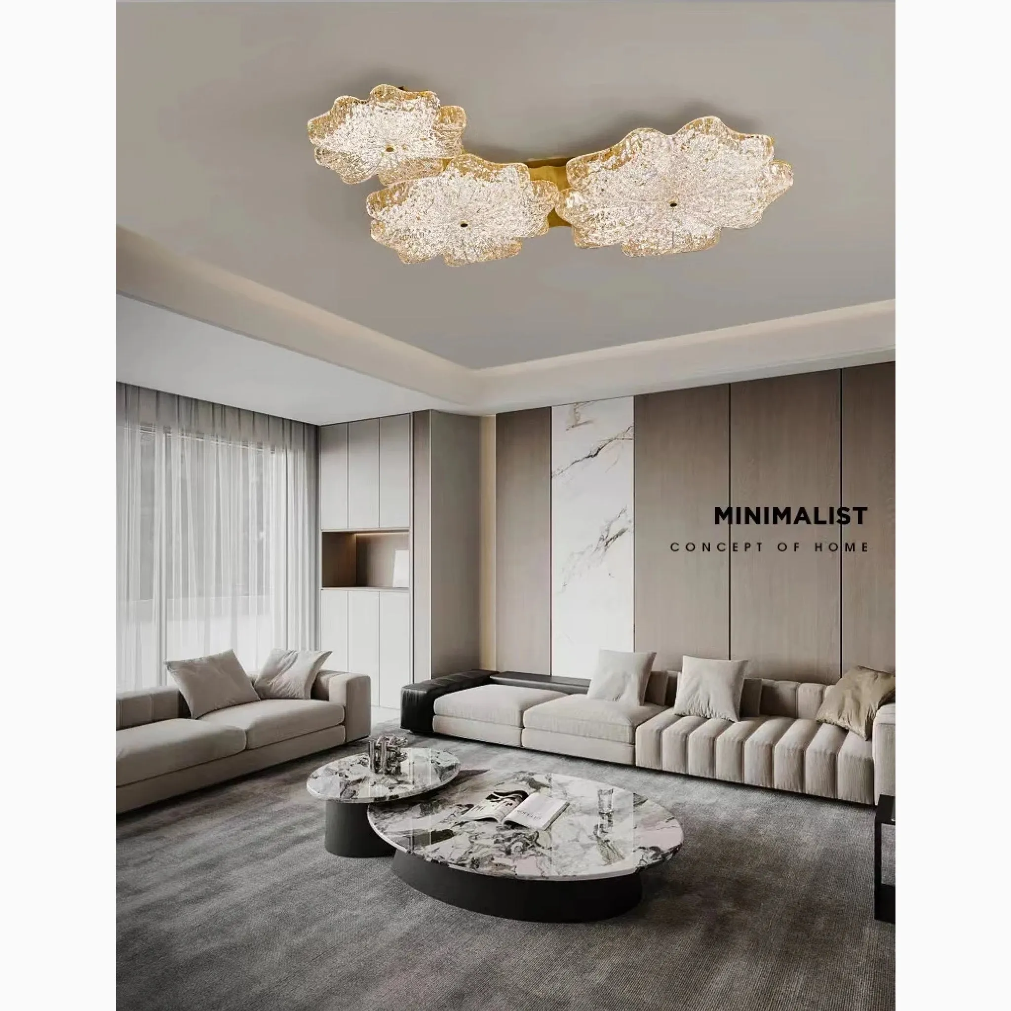 Caggiano | Nordic Creative Leaf-Shaped Ceiling Modern LED Chandelier