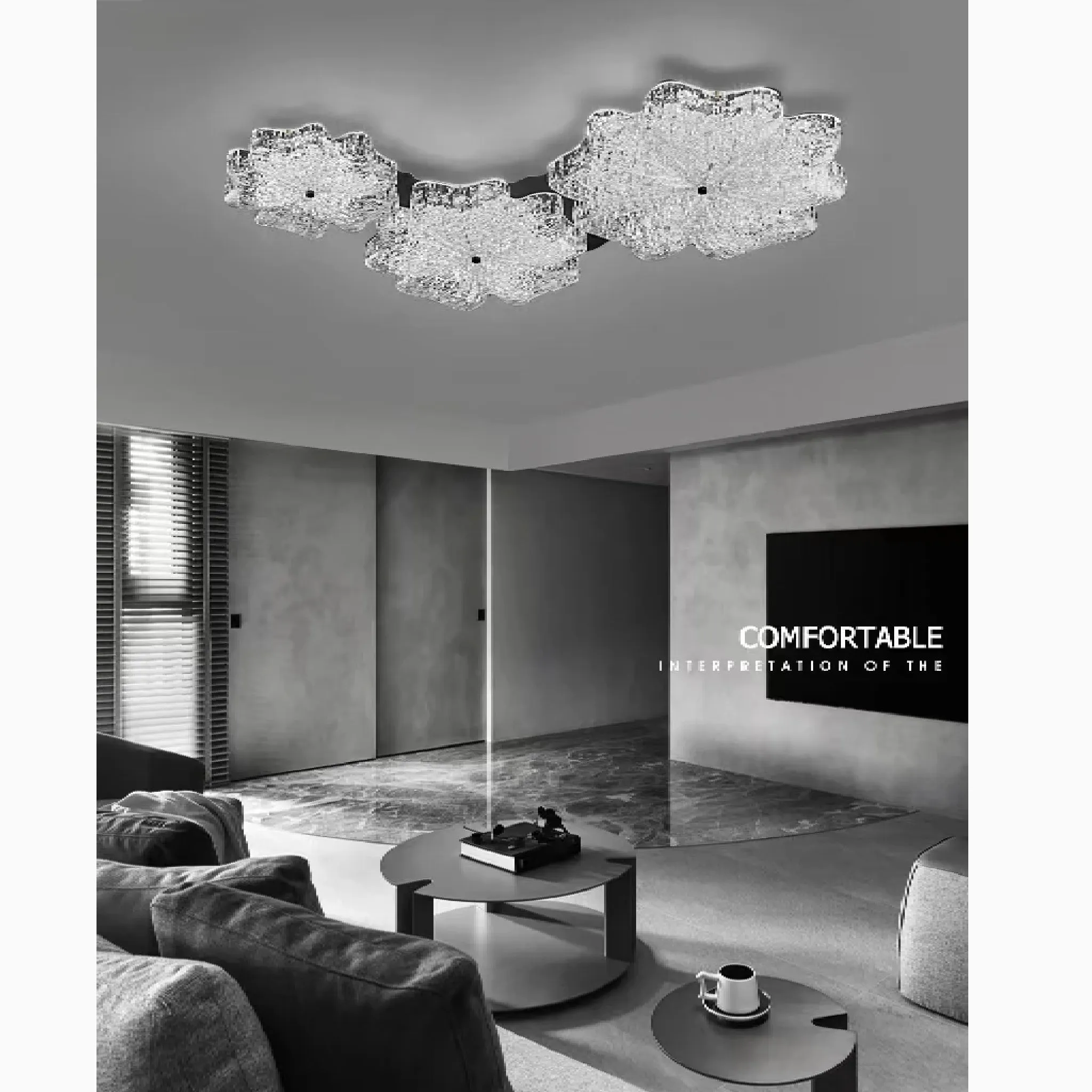 Caggiano | Nordic Creative Leaf-Shaped Ceiling Modern LED Chandelier