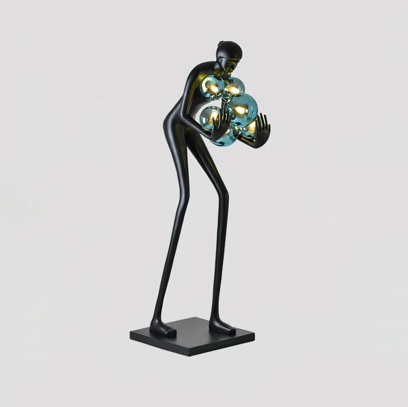 Calliope Statue Floor Lamp