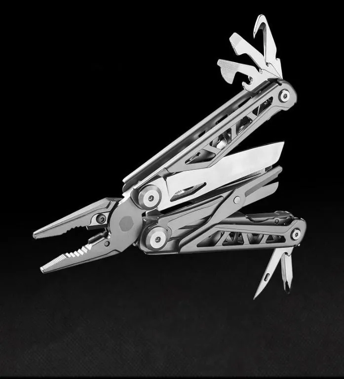 Camping EDC Multitool Outdoor Plier Cable Wire Cutter Folding Knife