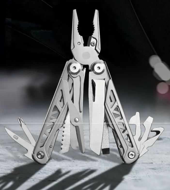 Camping EDC Multitool Outdoor Plier Cable Wire Cutter Folding Knife