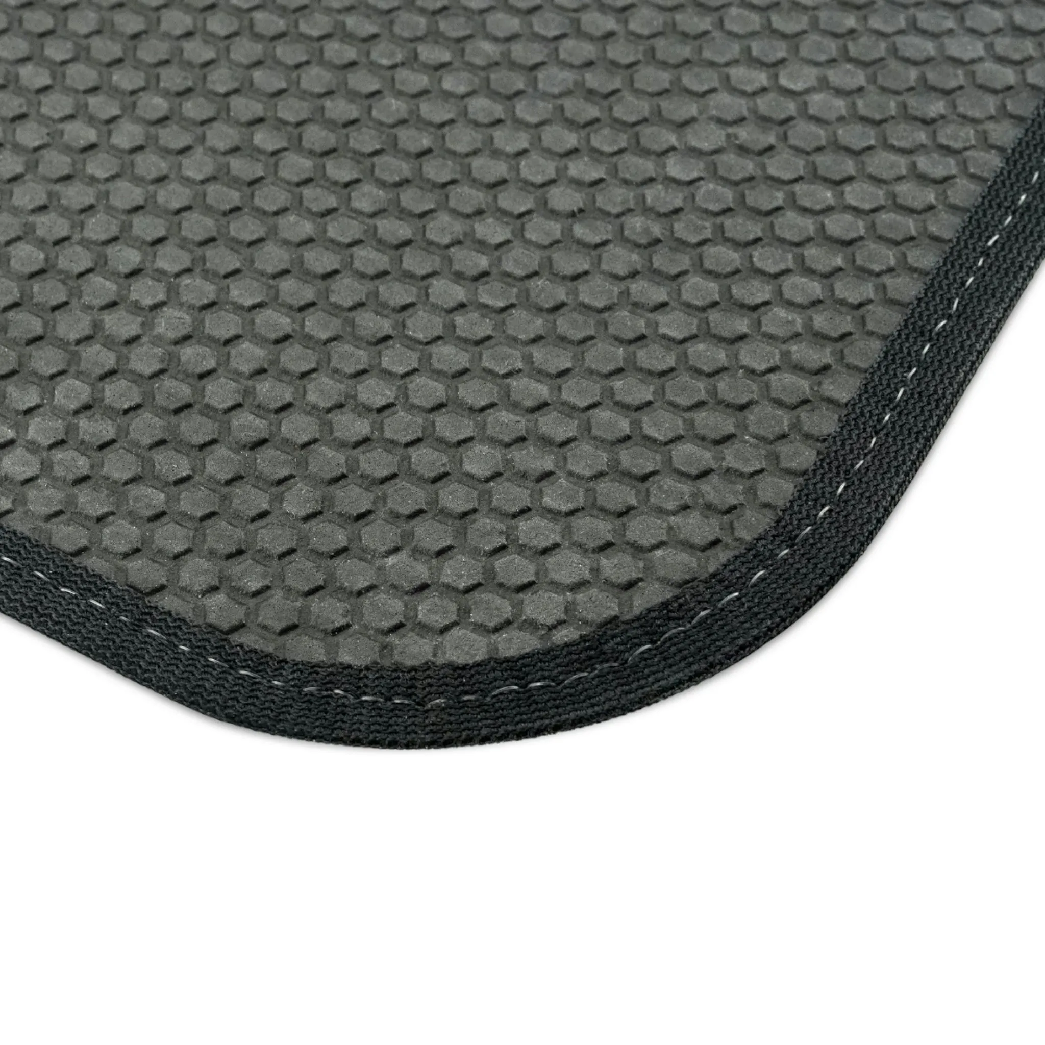 Car Mat Set of 4 Southwestern Gray Black Mats for Car for Front and Back Seat Rubber Car Floor Mats