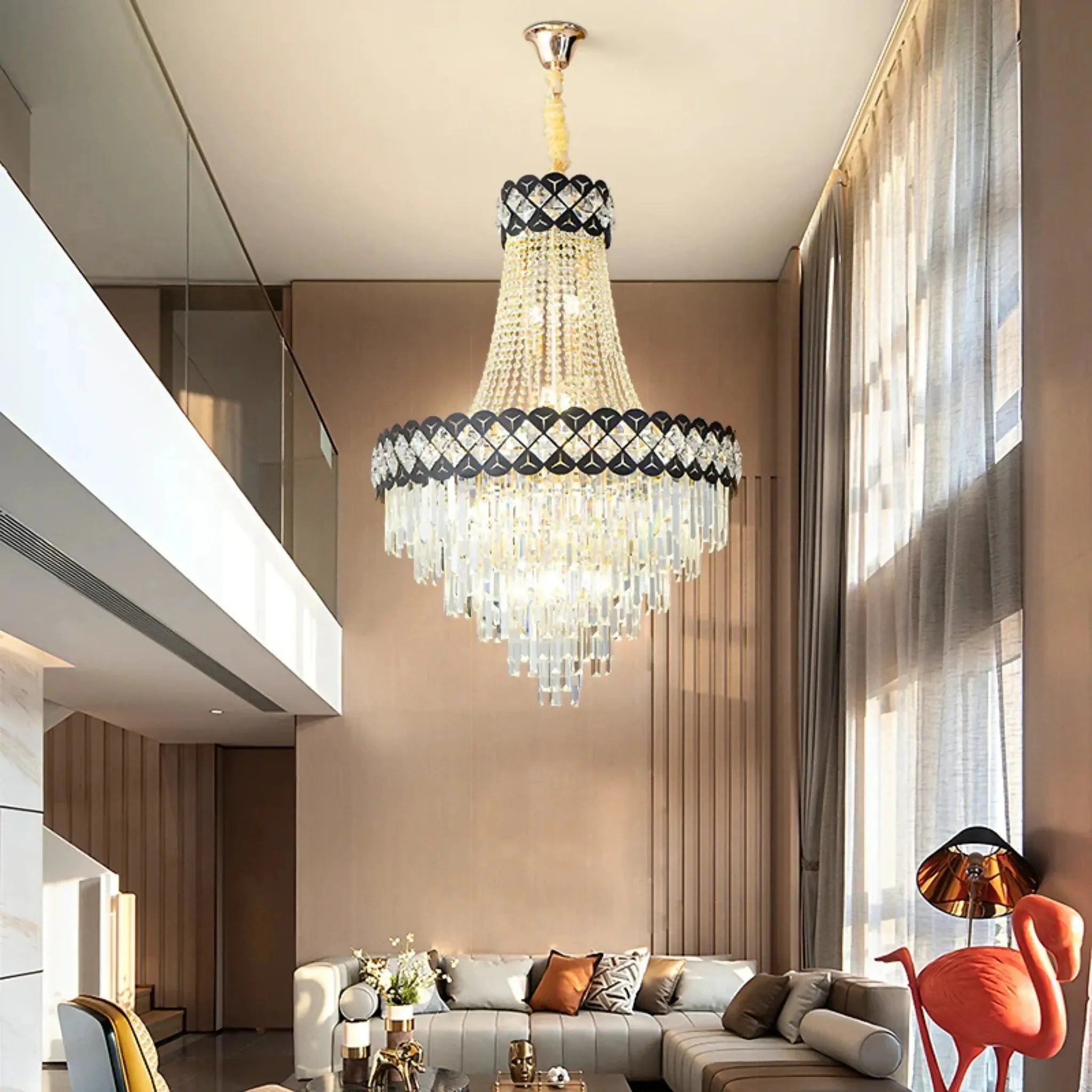 Châteauneuf-Grasse | Classical Duplex Crystal Chandelier