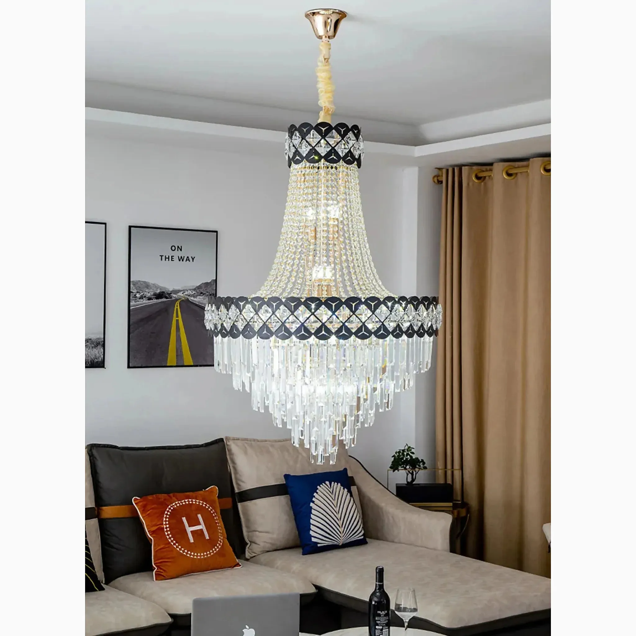 Châteauneuf-Grasse | Classical Duplex Crystal Chandelier