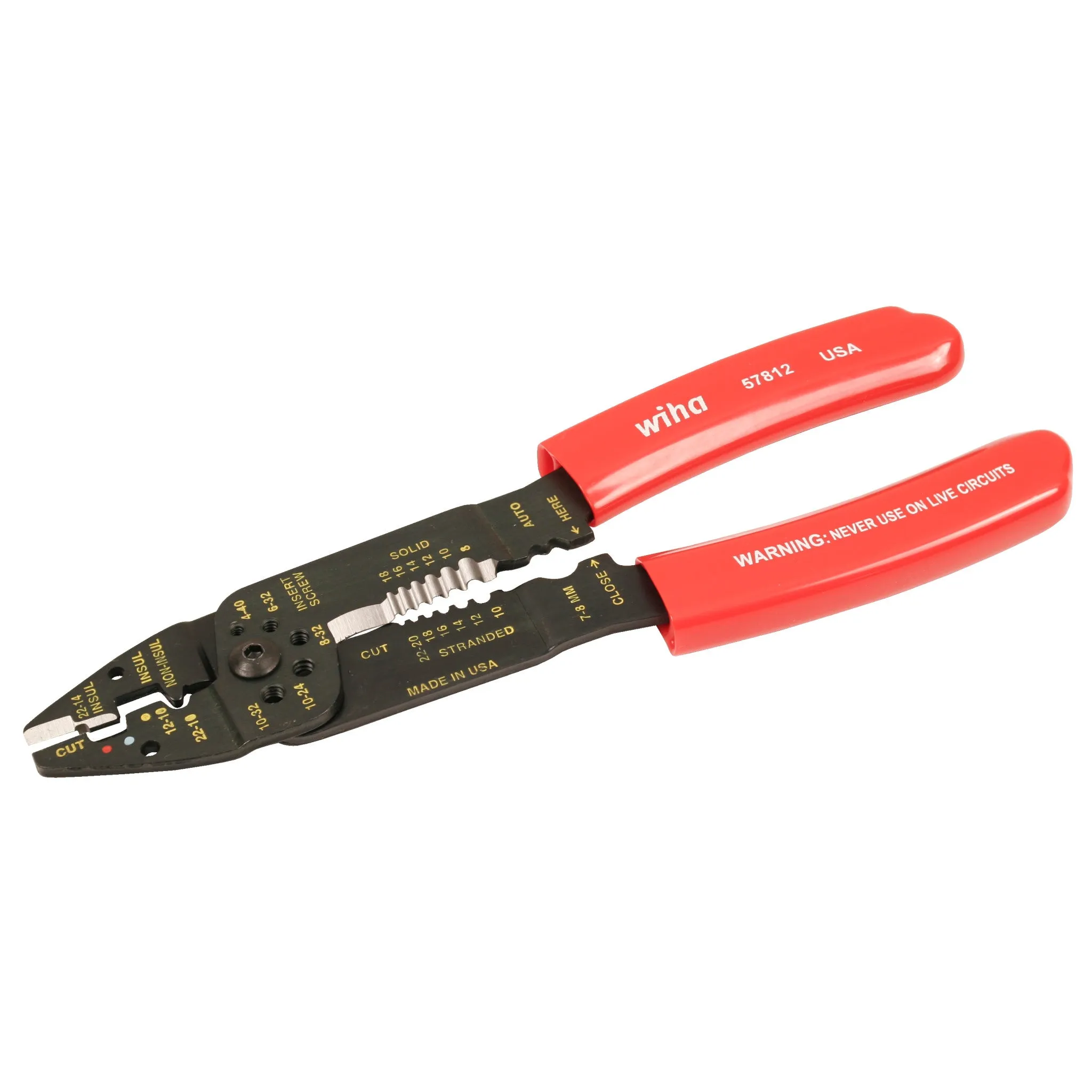 Classic Grip UpFront Cutters/Crimper/Strippers 8.5"