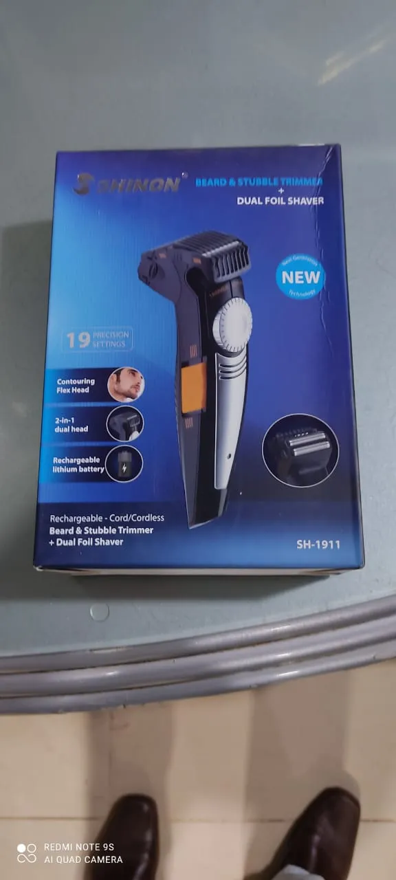 Cordless Rechargeable Hair Cutting Kit for Men - Electric Shaver, Clippers, and Trimmer