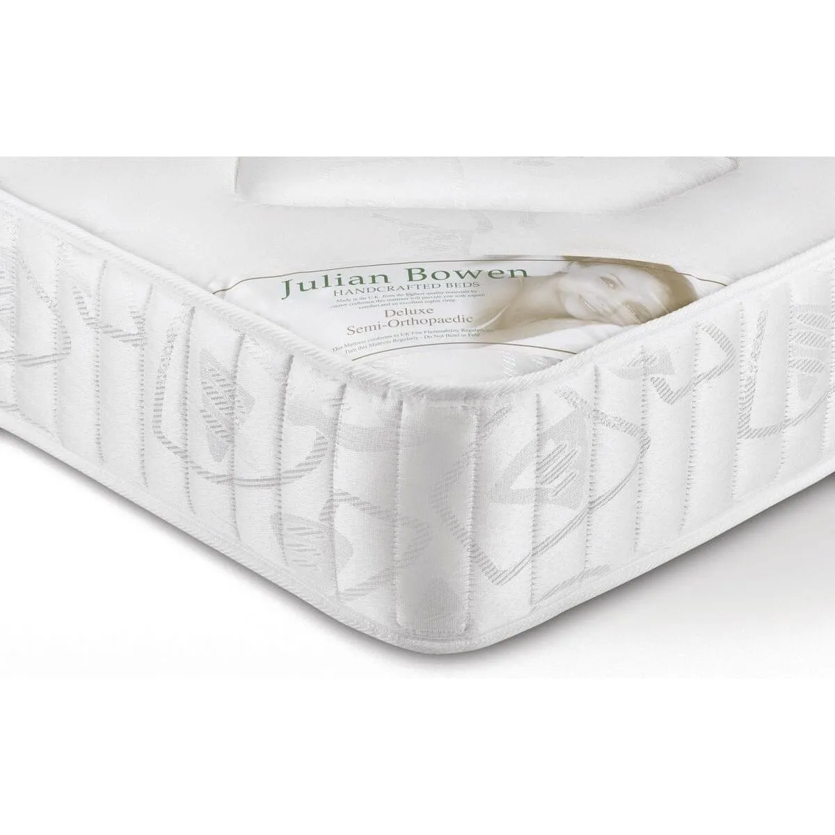 DELUXE SEMI-ORTHOPAEDIC MATTRESS 90CM