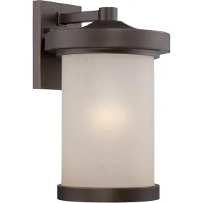 Diego 14 In. LED Outdoor Wall Light 830 Lumens Bronze Finish