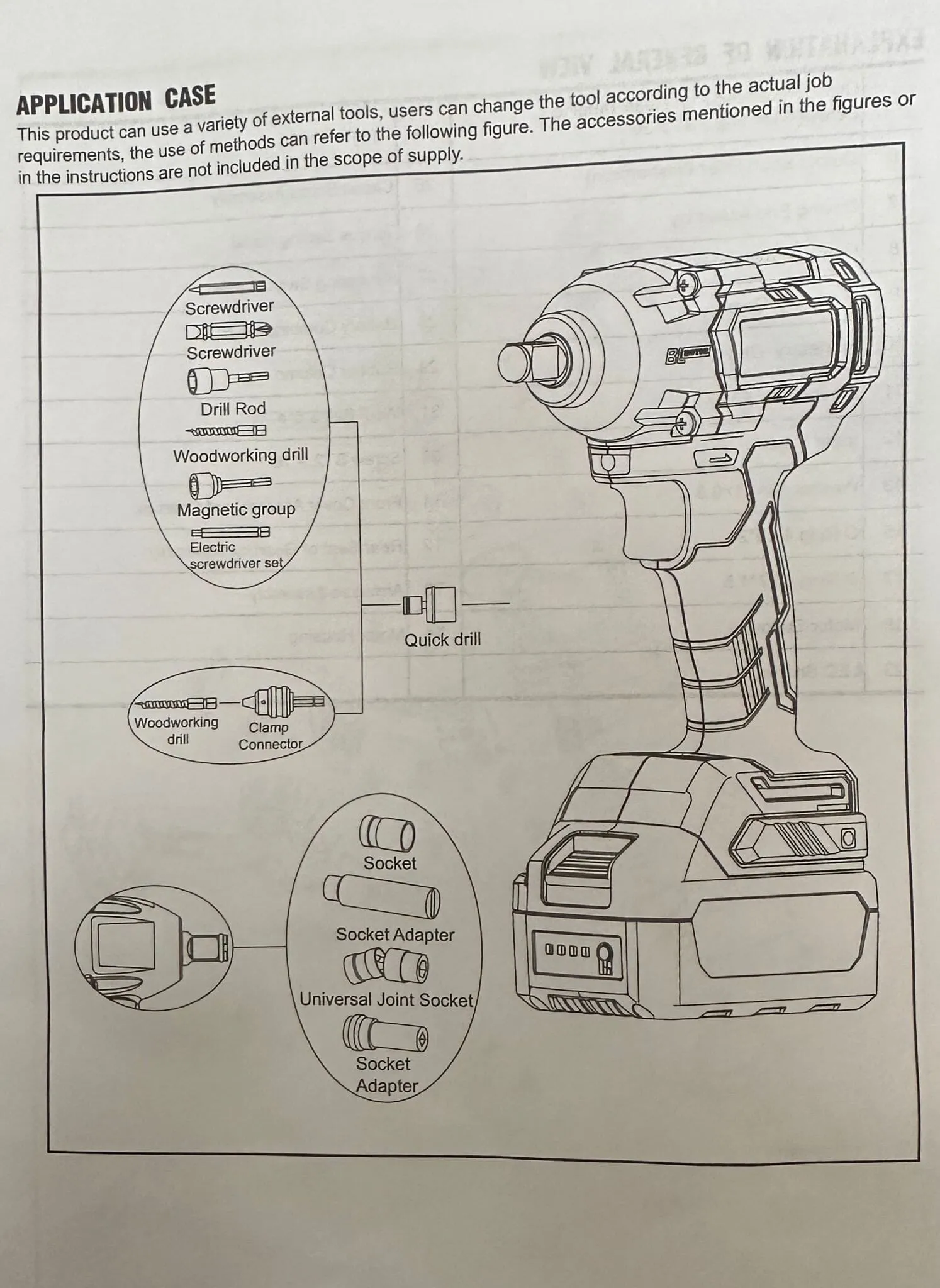 Dong Cheng 20v Cordless Brushless Impact Wrench (No Warranty) | Model: D-DCPB488-BM