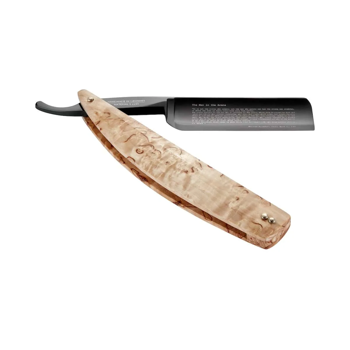 Dovo - Arena Savannah Straight Razor, Square Point, 8/8"