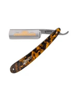 Dovo - "Special 1516" Straight Razor, Imitation Tortoise Shell Handle, Round Point, 5/8"