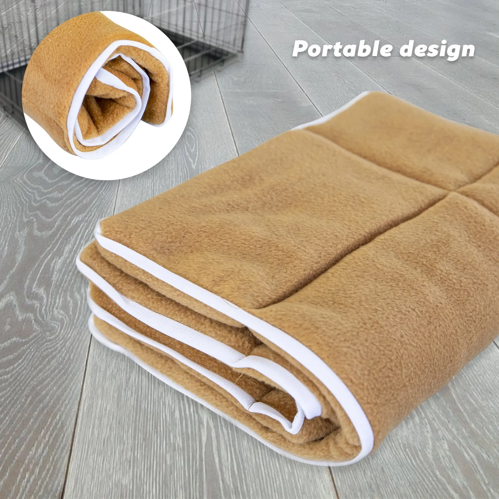 Durable Polar Fleece Cushion Mat 48in for XXL Pets