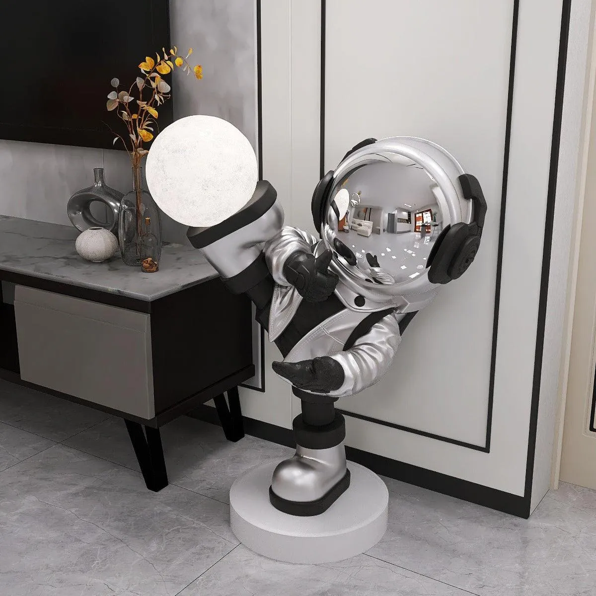 Effort Astronaut Built-in Battery Floor Lamp