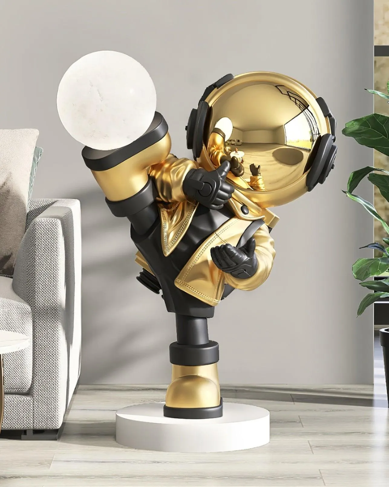 Effort Astronaut Built-in Battery Floor Lamp