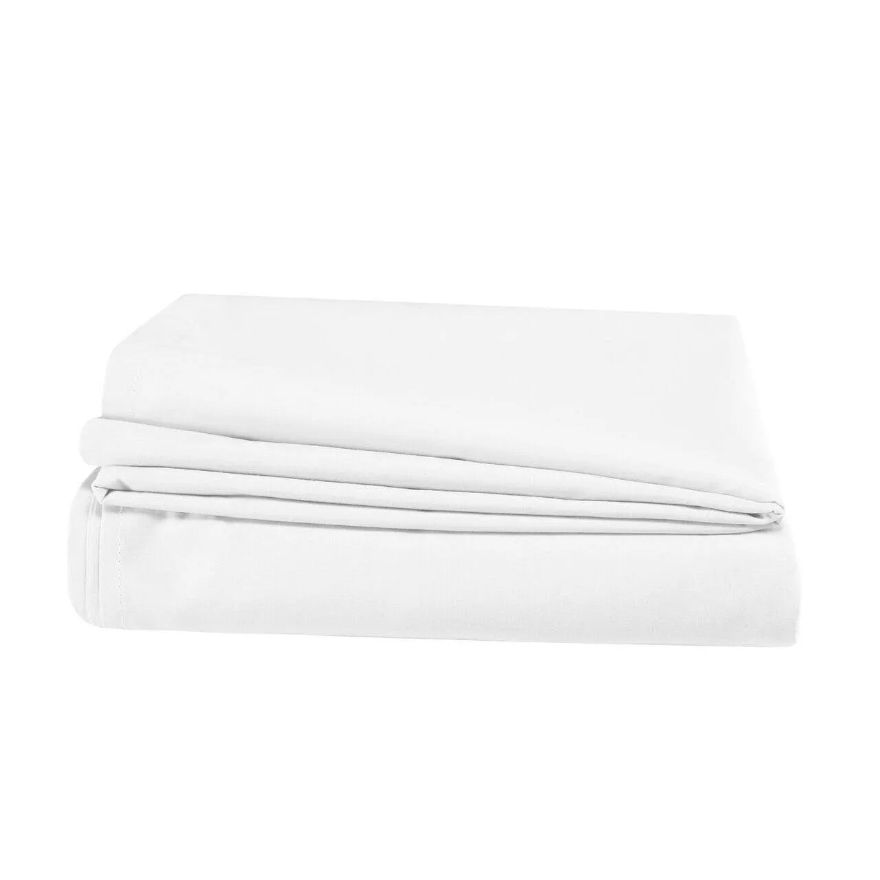 Egyptian Cotton Pyramid Sheets Pair - White