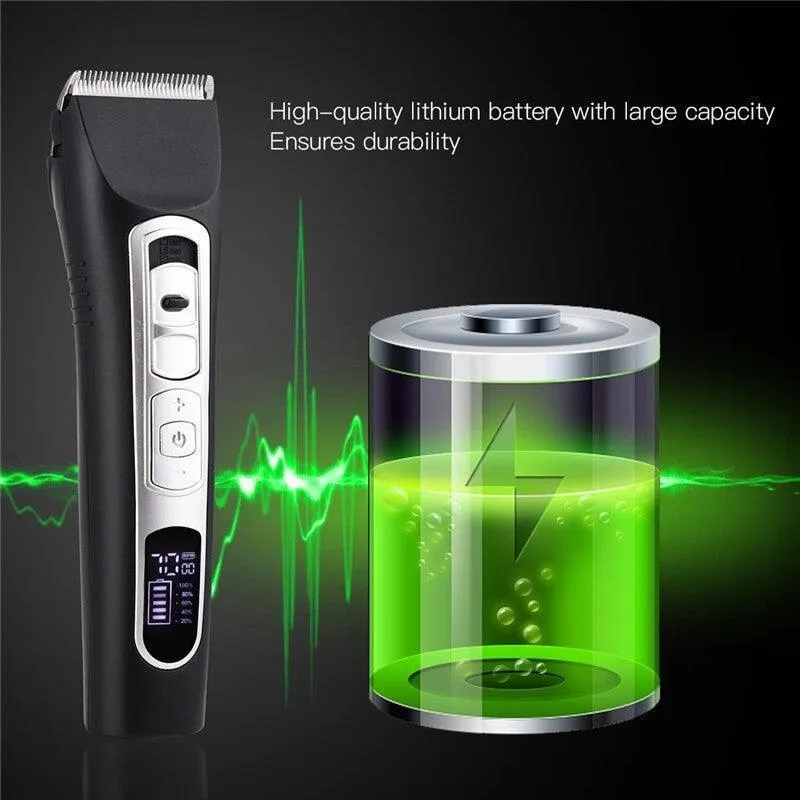 Electric Hair Clipper For Men Rechargeable Shaver Cordless Hair Cutter